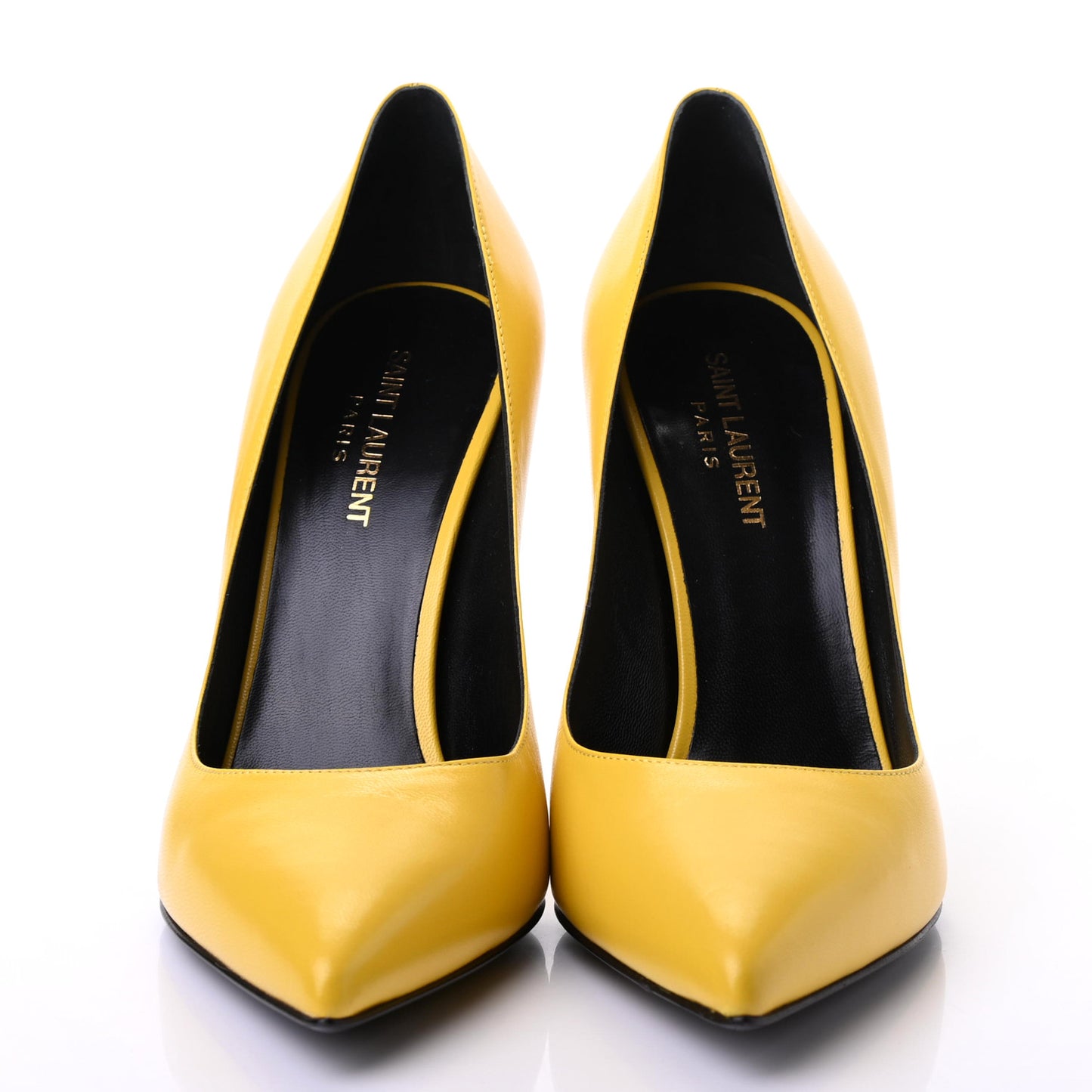 Calfskin Paris 105 Pumps 39 Yellow