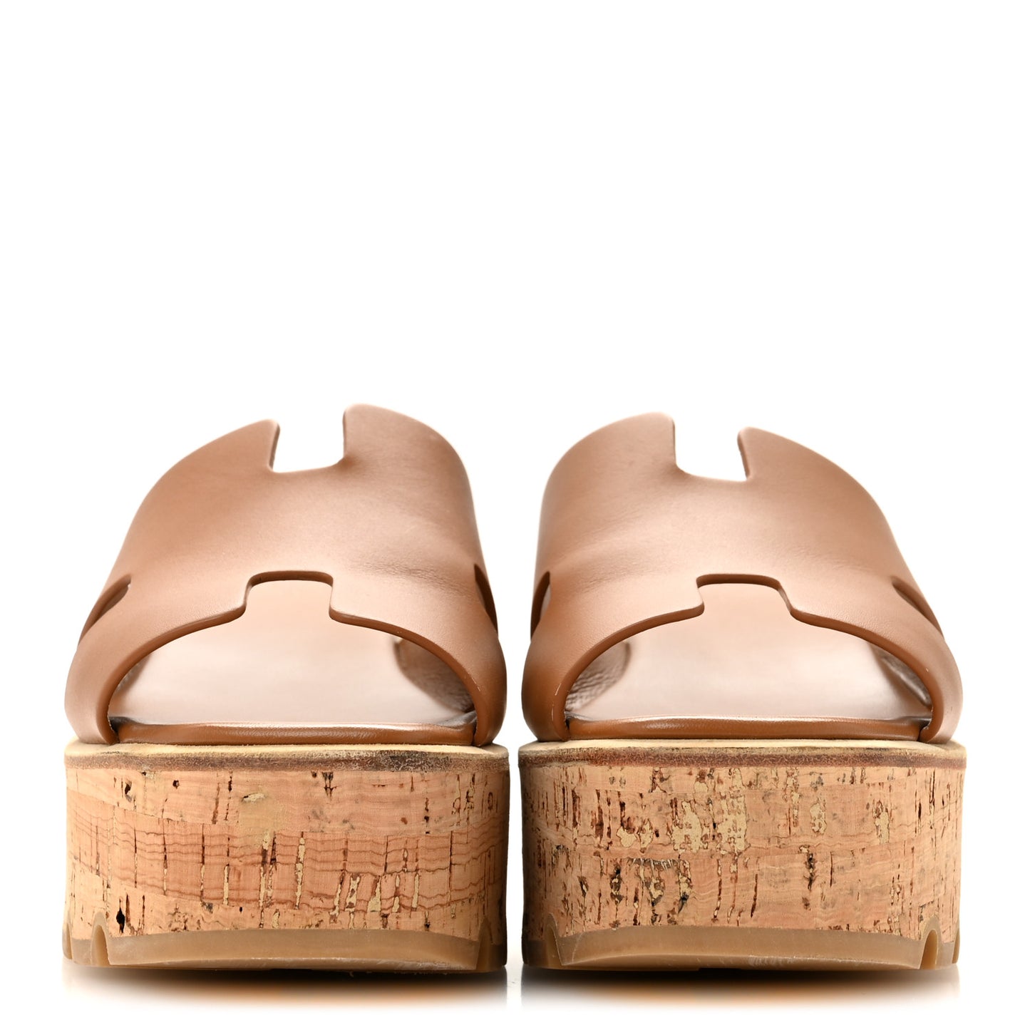 Calfskin Cork Eze 30 Sandals 39 Naturel