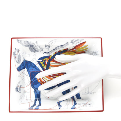 Hermes Porcelain Pegase Change Tray Anis Outremer 2 of 6