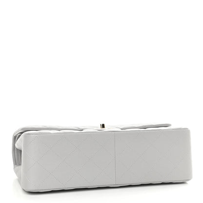 Chanel Caviar Quilted Jumbo Double Flap Grey 4 of 11