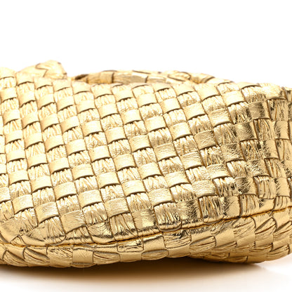 Bottega Veneta Metallic Nappa Intrecciato Mini Jodie Gold 10 of 10