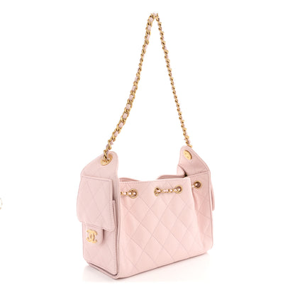 Chanel Caviar Quilted Mini Chanel 25 Handbag Light Pink 3 of 11