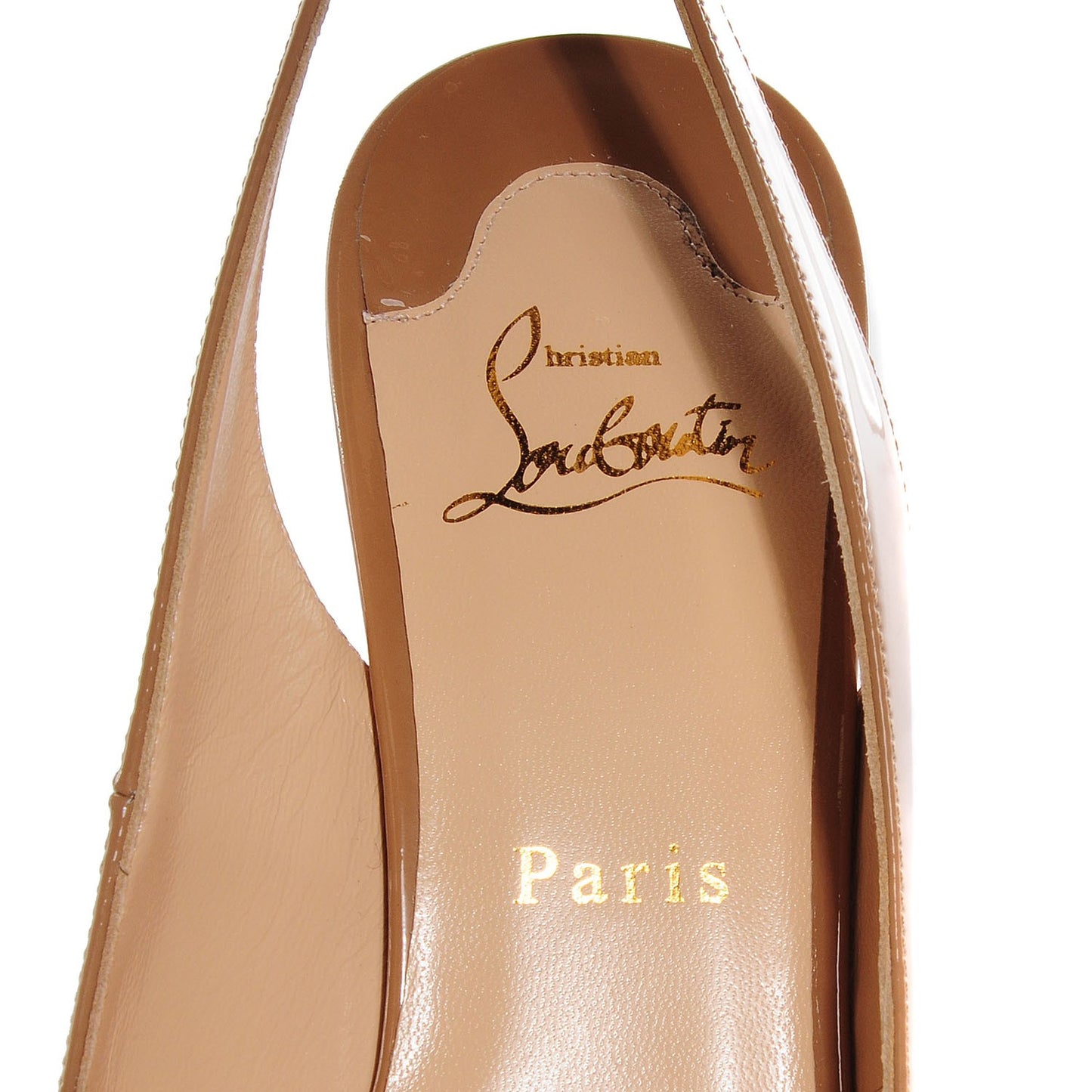 Patent Fifi Sling 85 Pumps 39.5 Taupe