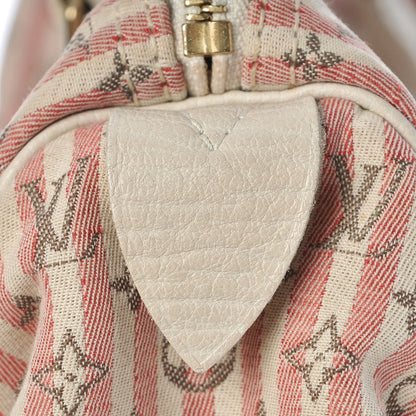 Louis Vuitton Mini Lin Croisette Speedy 30 Rouge 6 of 12