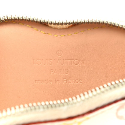Louis Vuitton Monogram Multicolor Coeur Heart Coin Purse White 6 of 13