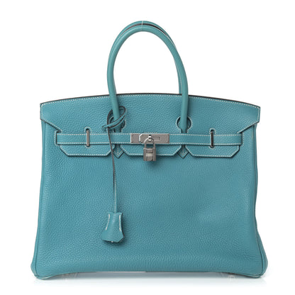 Hermes Togo Birkin 35 Blue Jean 1 of 23