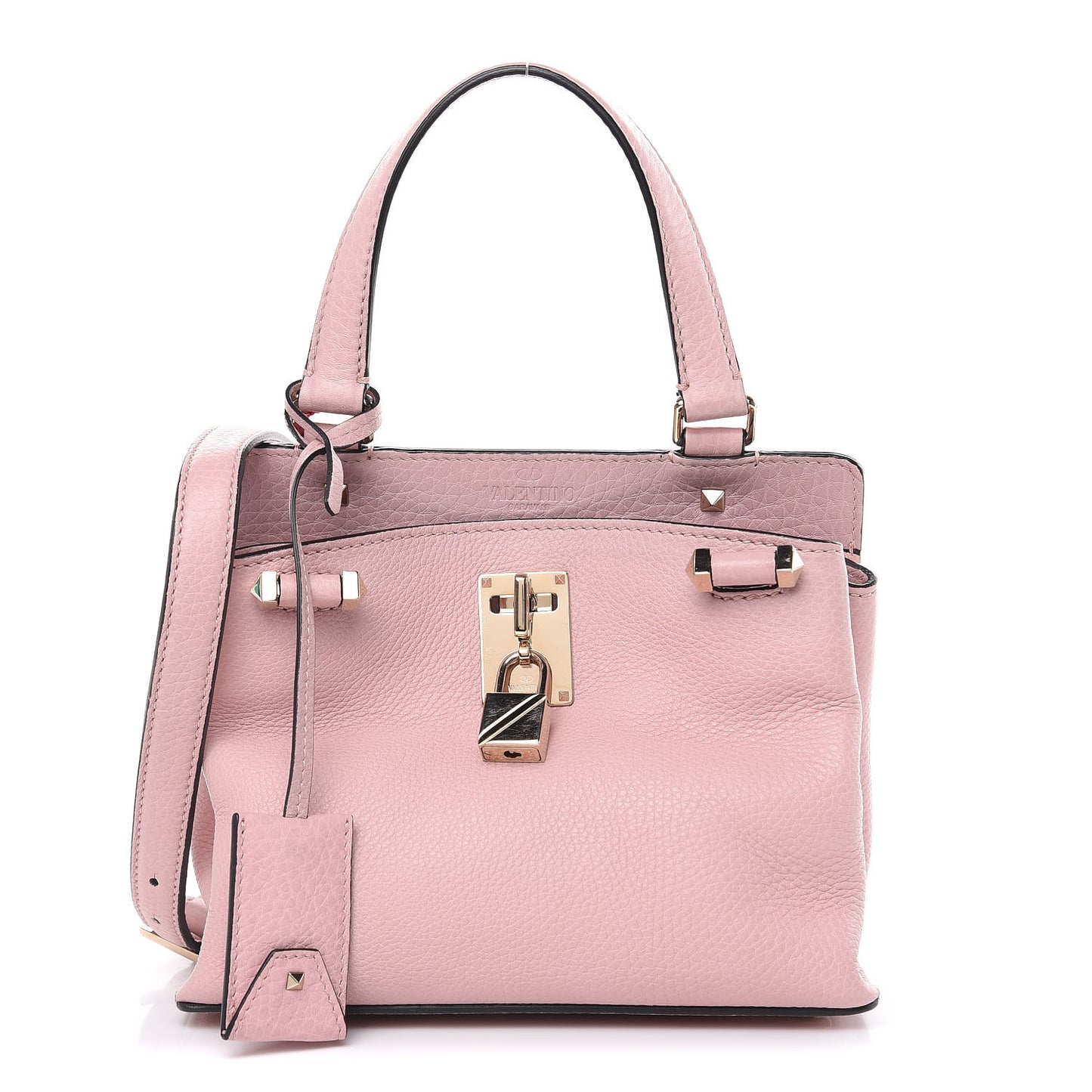 Pebbled Calfskin Small Joylock Satchel Loto
