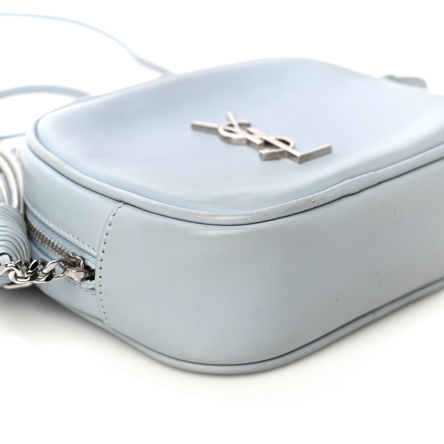 Saint Laurent Nappa Monogram Blogger Bag Sky Blue 8 of 9
