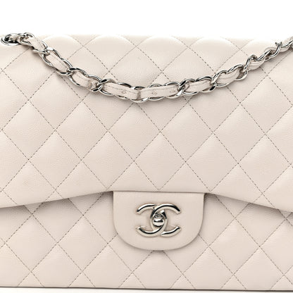 Chanel Quilted Jumbo Double Flap Ivory 8 of 11