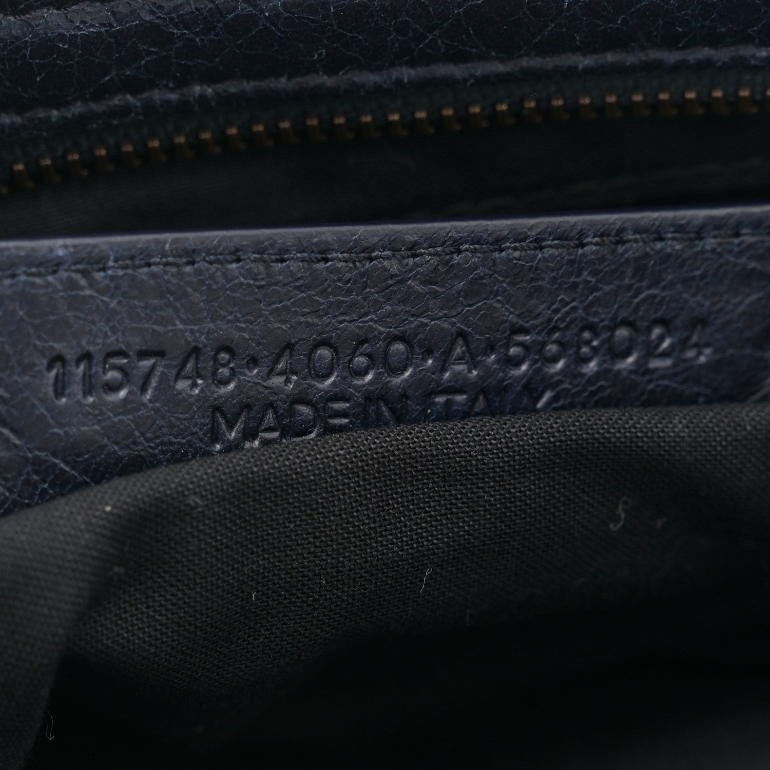 Balenciaga Agneau Classic Hardware City Bleu Nuit Dark Sea 8 of 12