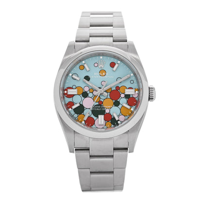 Rolex Stainless Steel 36mm Oyster Perpetual Watch Celebration Dial 126000 1 of 5