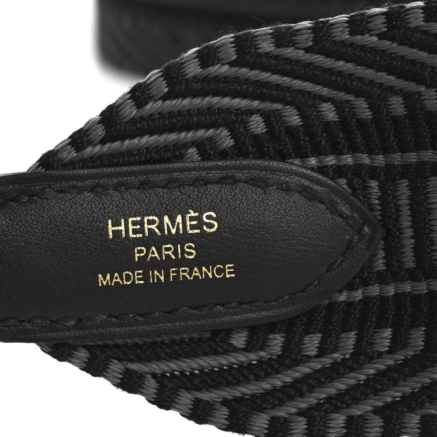 Toile Swift 50mm Sangle Cavale Shoulder Strap Black Gris Misty