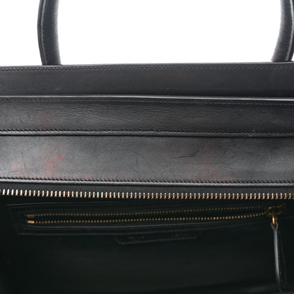 Celine Baby Grained Calfskin Tri-Color Mini Luggage White Liquorice 11 of 11