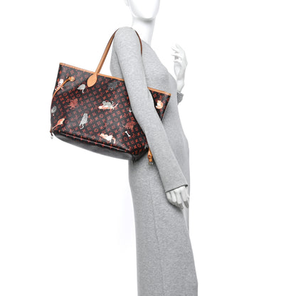 Louis Vuitton Catogram Neverfull MM Marron 2 of 12