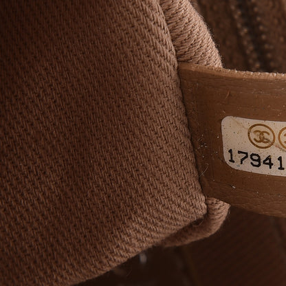 Chanel Suede Calfskin Stitch Flap Light Brown 7 of 10