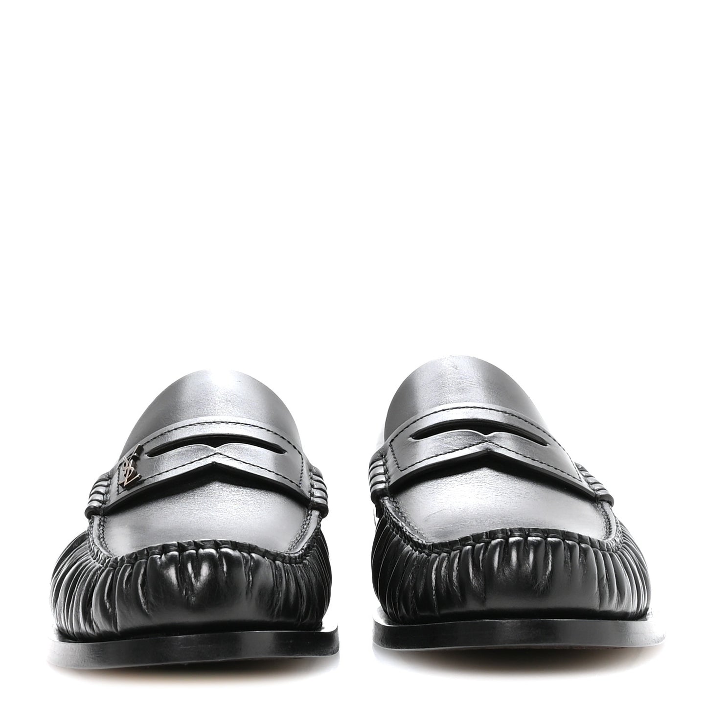 Calfskin Penny Loafers 39 Black