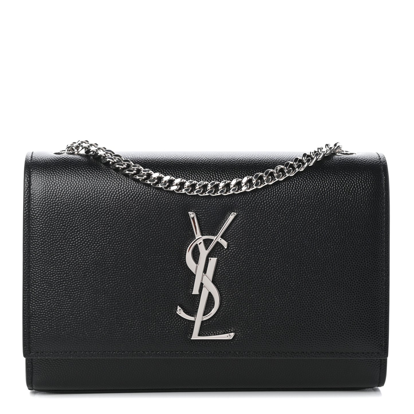 Grain De Poudre Small Monogram Kate Satchel Black