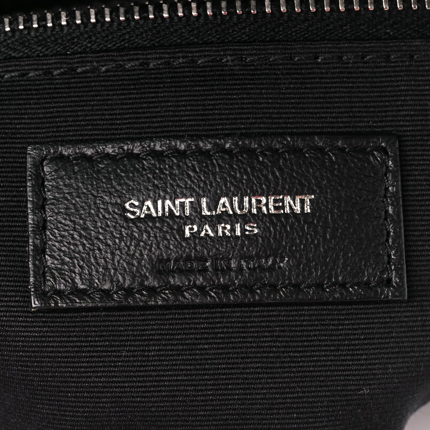 Saint Laurent Lambskin Quilted Small Loulou Puffer Monogram Chain Satchel Black 7 of 11