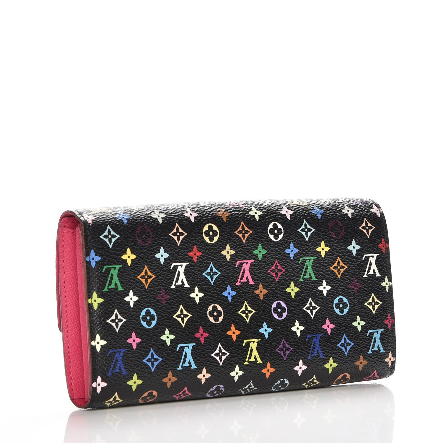 Louis Vuitton Monogram Multicolor Sarah Wallet Black Grenade 3 of 7