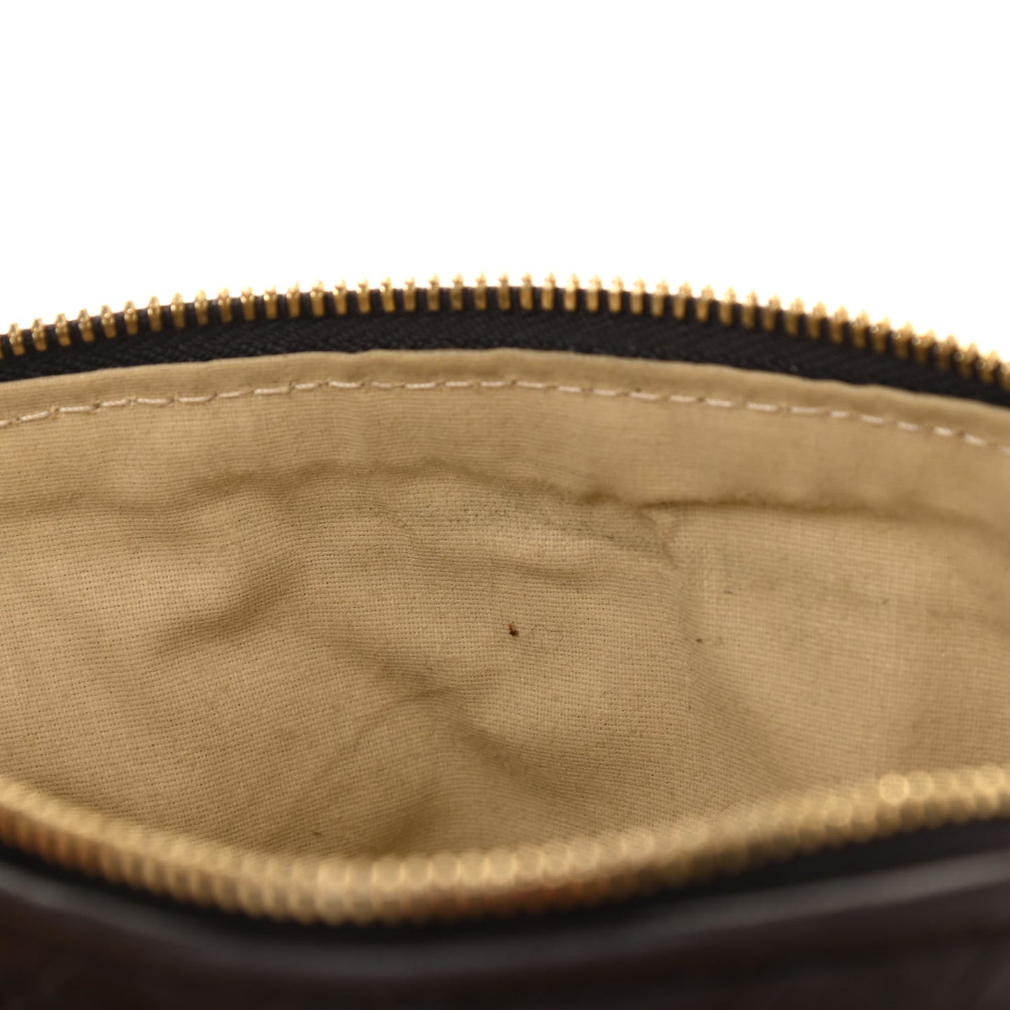 Nappa Intrecciato Cosmetic Case Ebano
