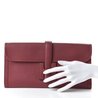 Hermes Swift Jige Elan 29 Clutch Rouge Grenat 2 of 11