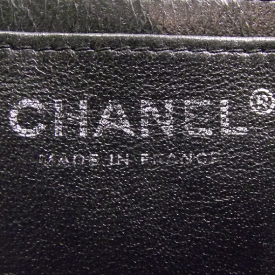 Chanel Distressed Patent Jumbo Flap Black 8 of 12