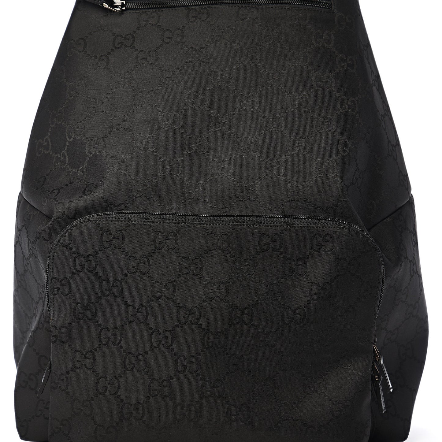Nylon Monogram Medium Backpack Black