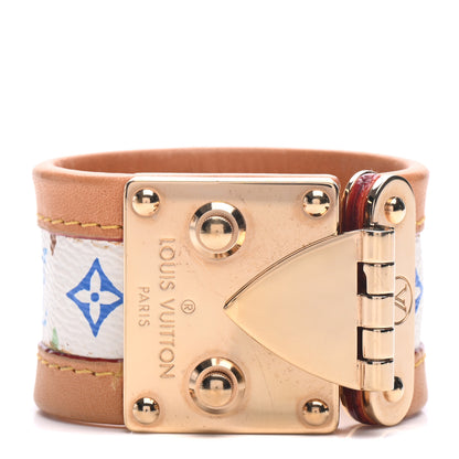 Louis Vuitton Monogram Multicolor S Lock Bracelet White 1 of 8