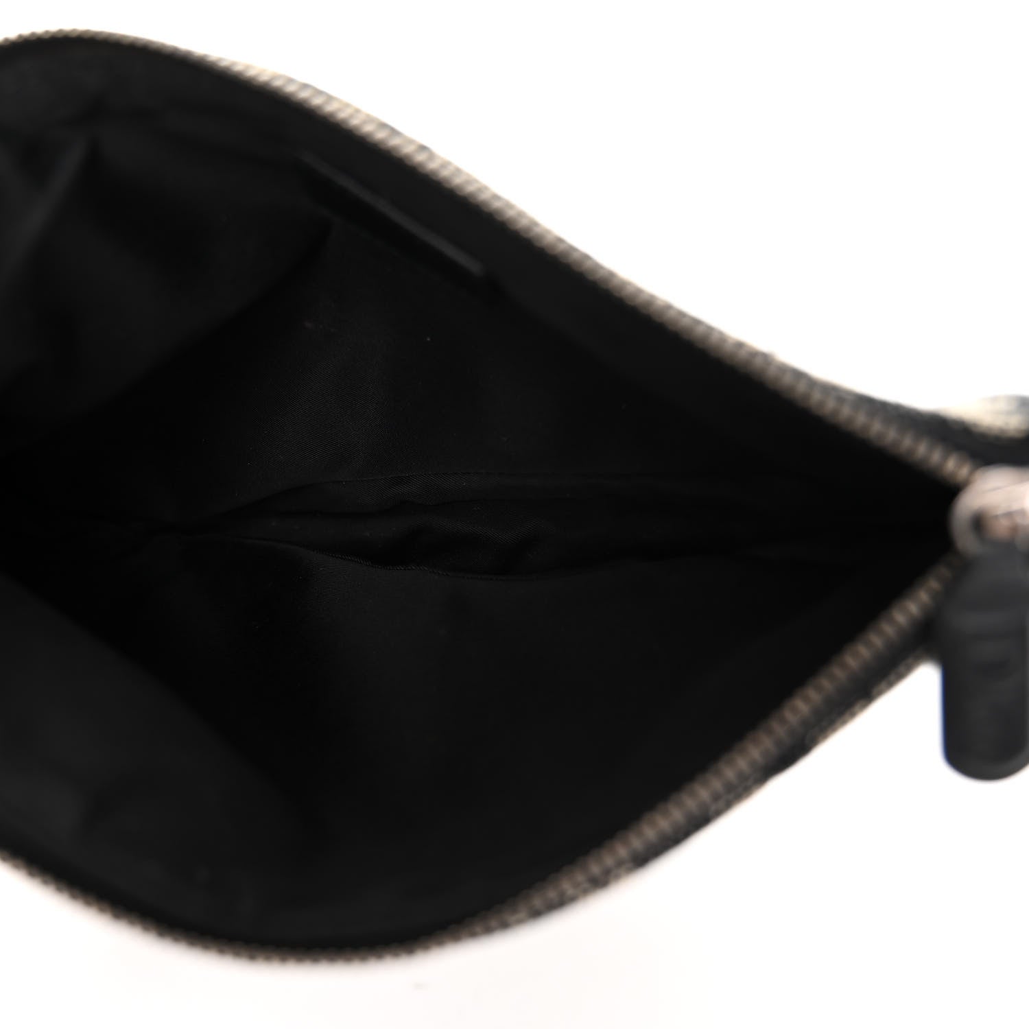 Christian Dior Monogram Mini Saddle Pochette Black 5 of 9