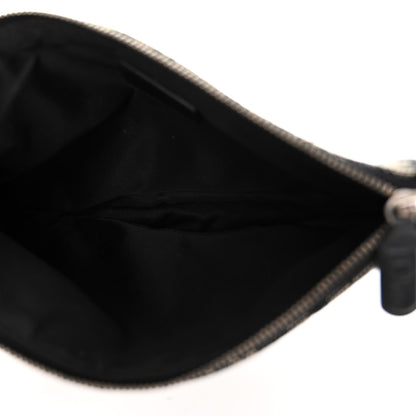 Christian Dior Monogram Mini Saddle Pochette Black 5 of 9