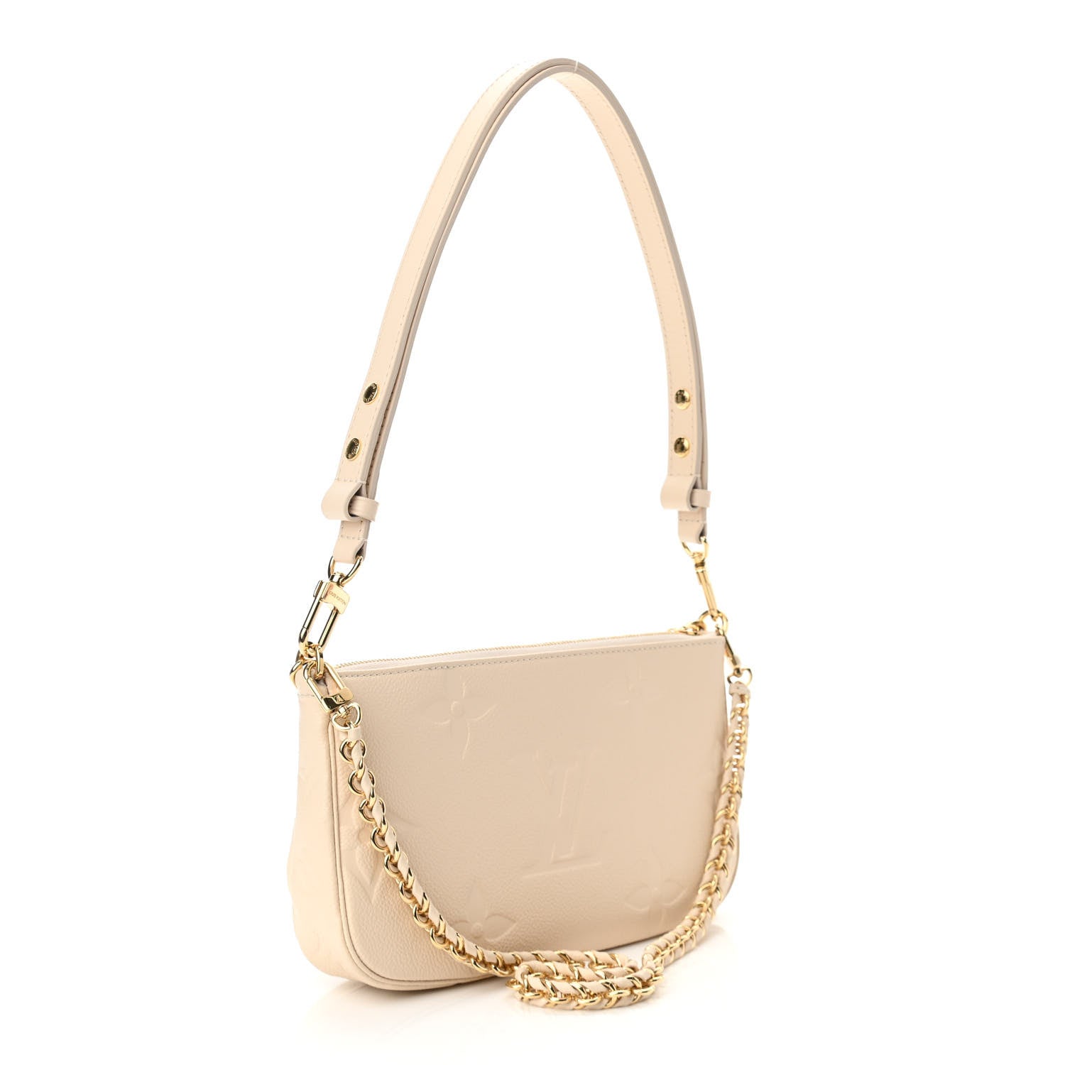 Louis Vuitton Empreinte Monogram Giant Multi Pochette Accessories Cream 3 of 10