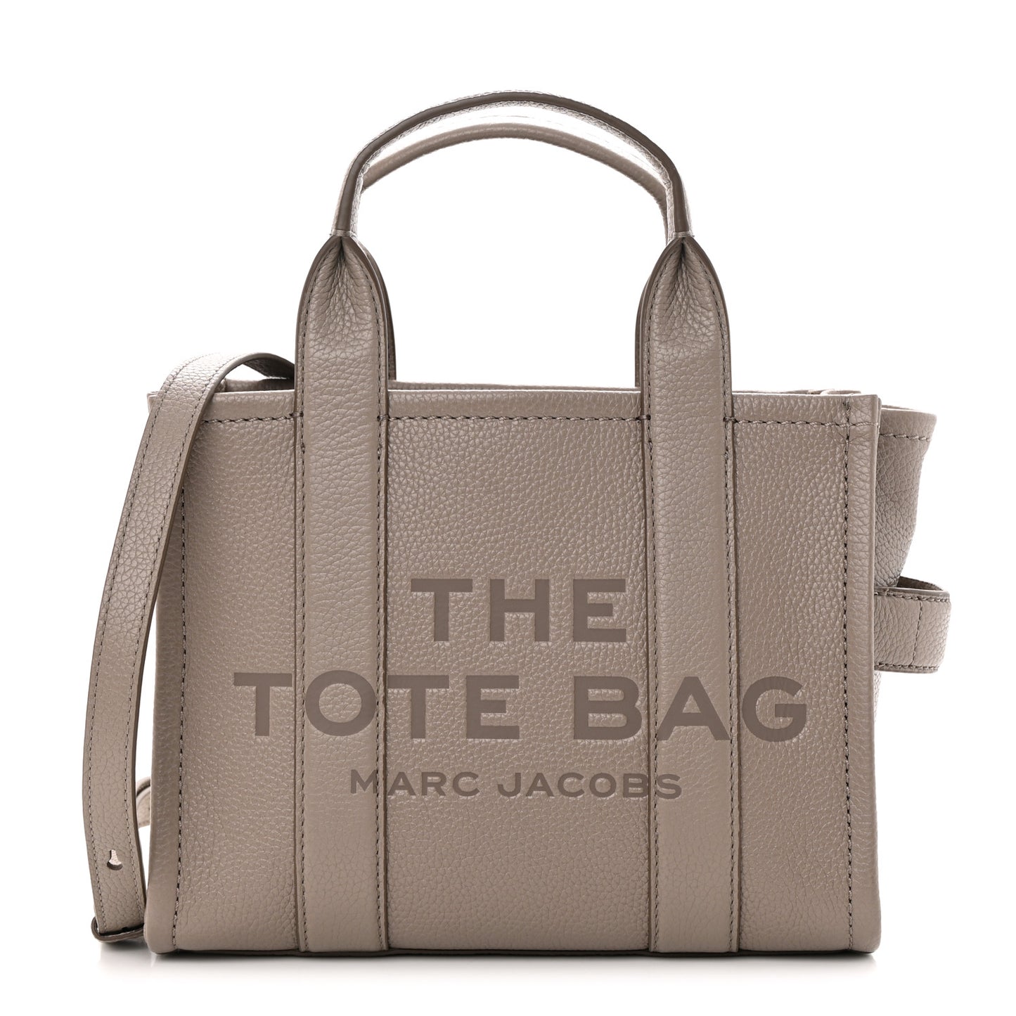 Grained Calfskin Mini The Tote Bag Cement