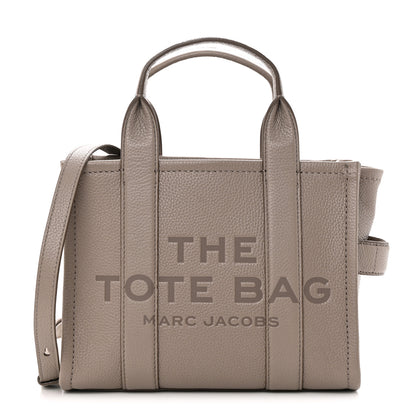Marc Jacobs Grained Calfskin Mini The Tote Bag Cement 1 of 15
