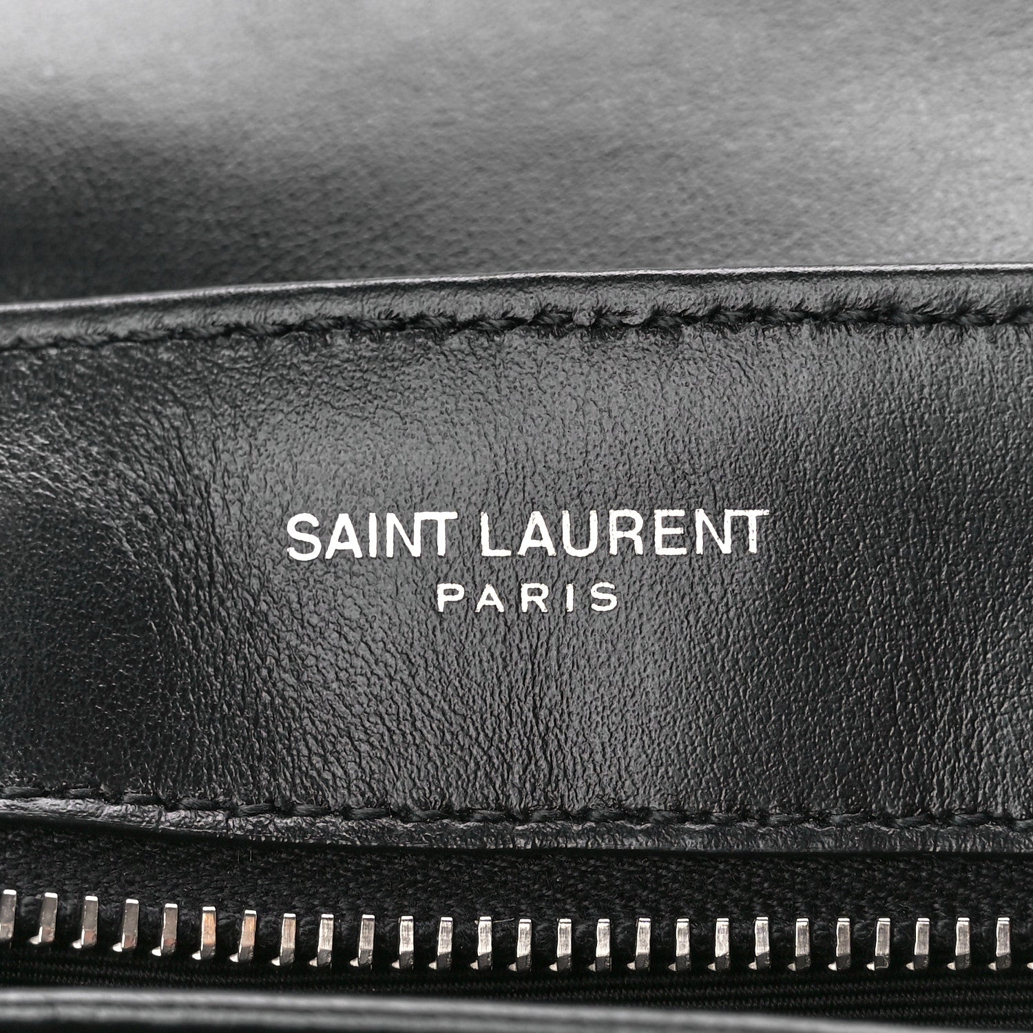 Saint Laurent Calfskin Y Quilted Monogram Toy Loulou Crossbody Bag Black 6 of 11