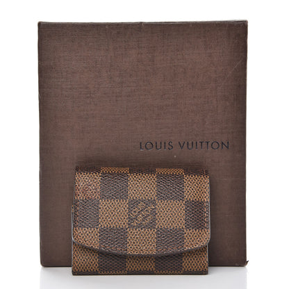 Louis Vuitton Damier Ebene Cufflinks Case 7 of 7