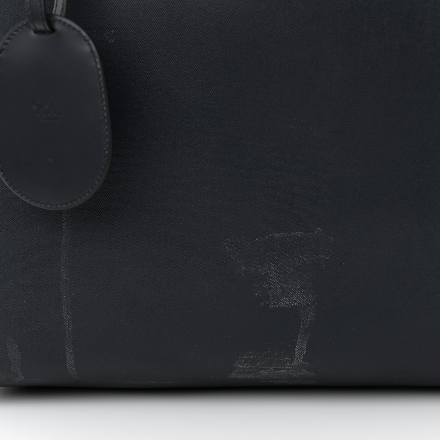 GG Supreme Monogram Blooms Medium Reversible Tote Beige Blue Navy