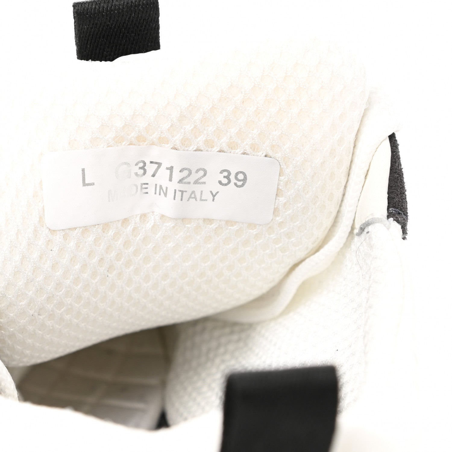 Chanel Nylon Suede Calfskin CC Sneakers 39 White Dark Grey 7 of 8
