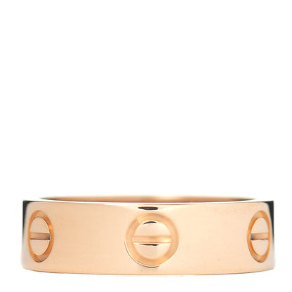 Cartier 18K Yellow Gold 5.5mm LOVE Ring 54 6.75 3 of 4