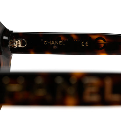 Chanel Shield Sunglasses 71281 Dark Tortoise 6 of 8