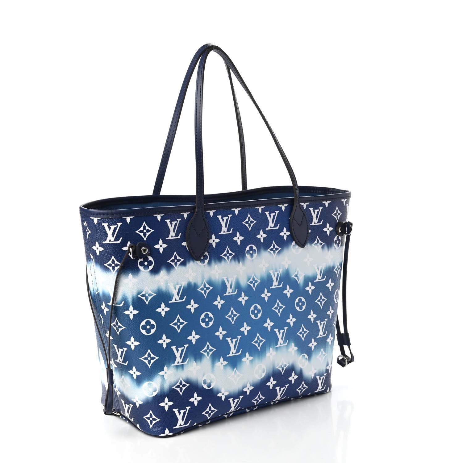 Louis Vuitton Monogram Escale Neverfull MM Blue 3 of 11