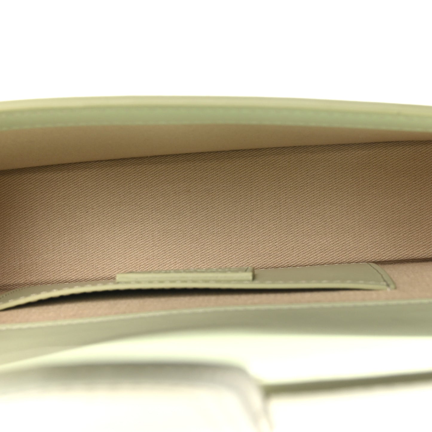 Smooth Calfskin Le Bambino Long Mint Green