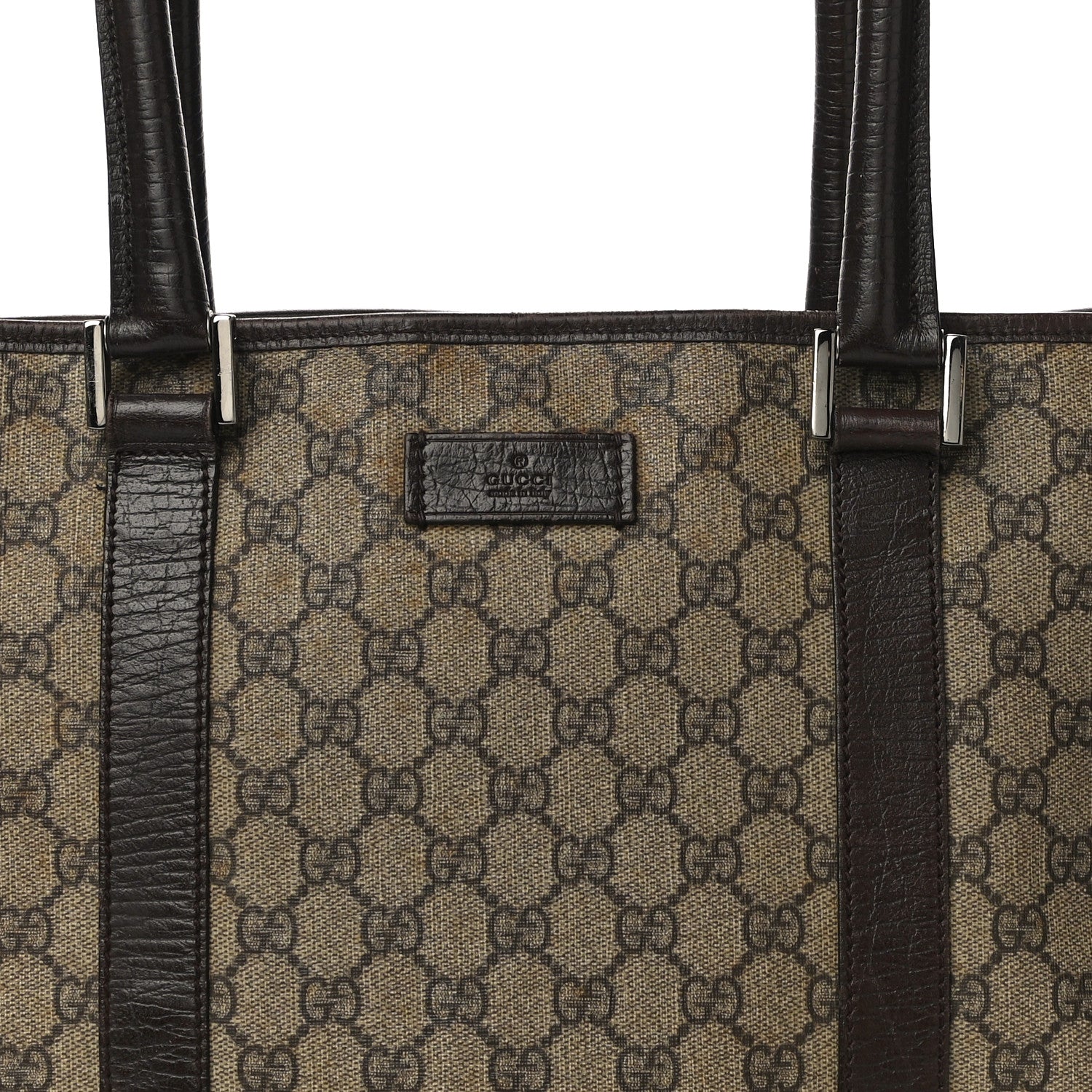 Gucci GG Plus Monogram Medium Joy Tote Dark Brown 5 of 29
