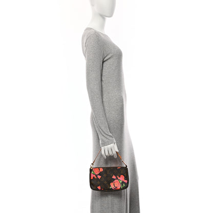 Louis Vuitton Monogram Roses Pochette Accessories 2 of 11