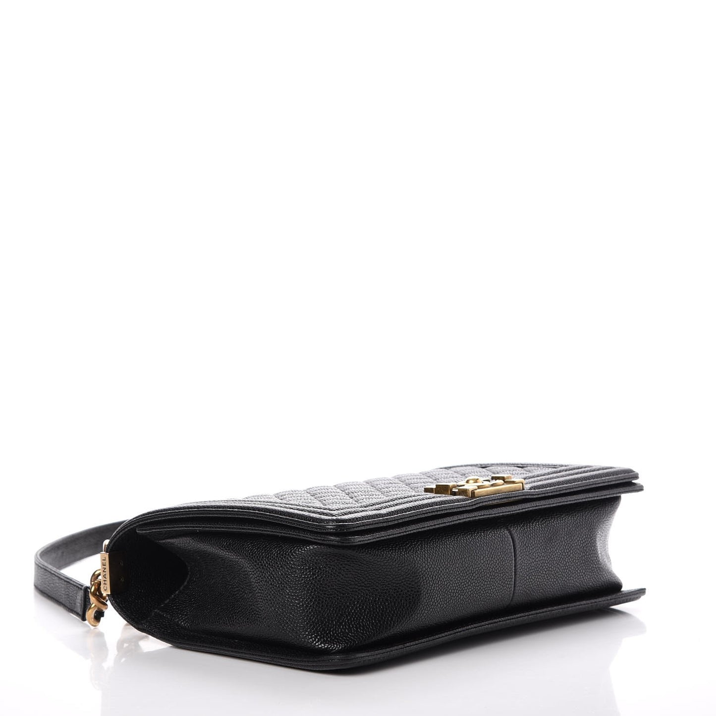 Caviar Quilted New Medium Boy Flap Black
