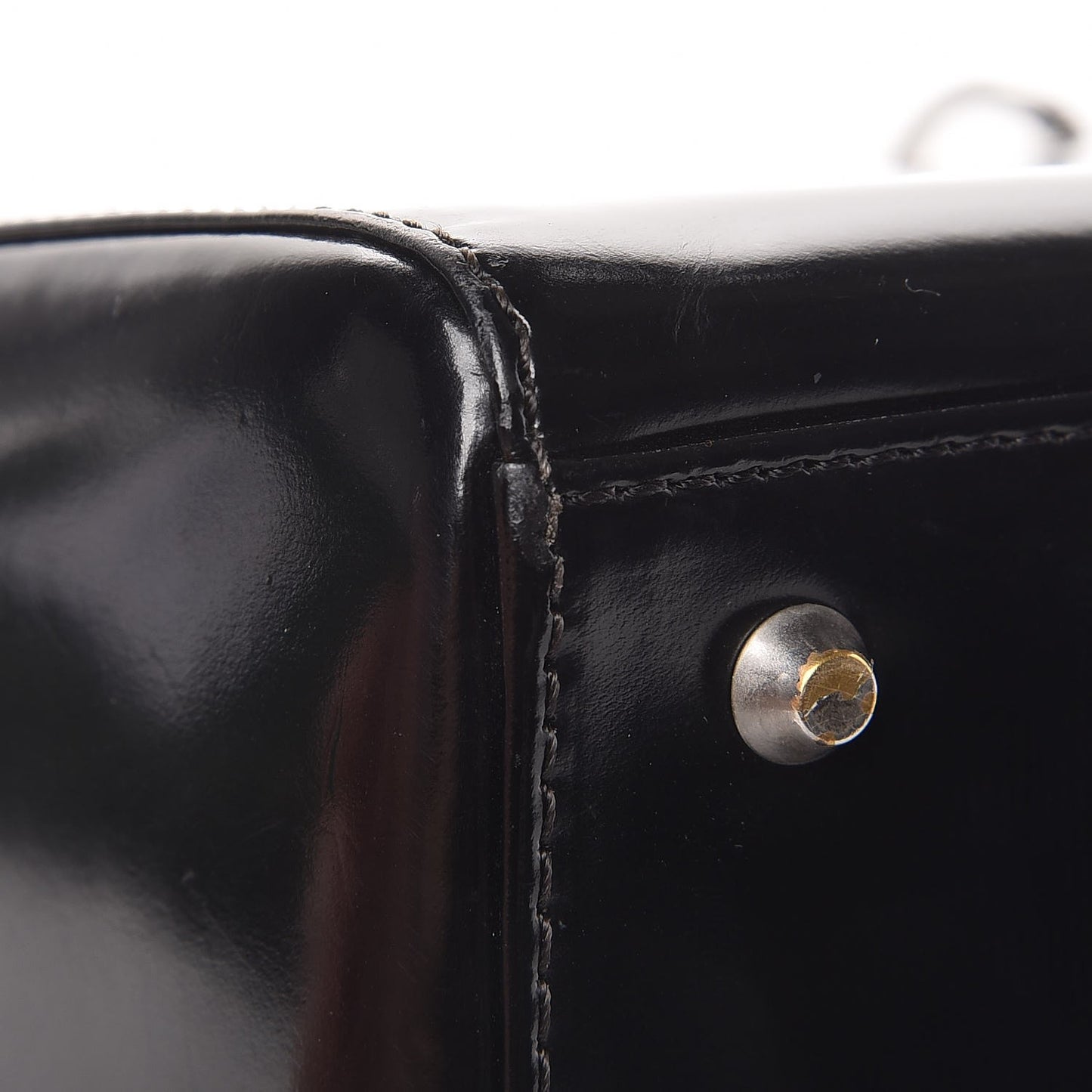 Patent Medium Lady Dior Black