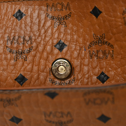 MCM Visetos Crossbody Pouch Cognac 27 of 29
