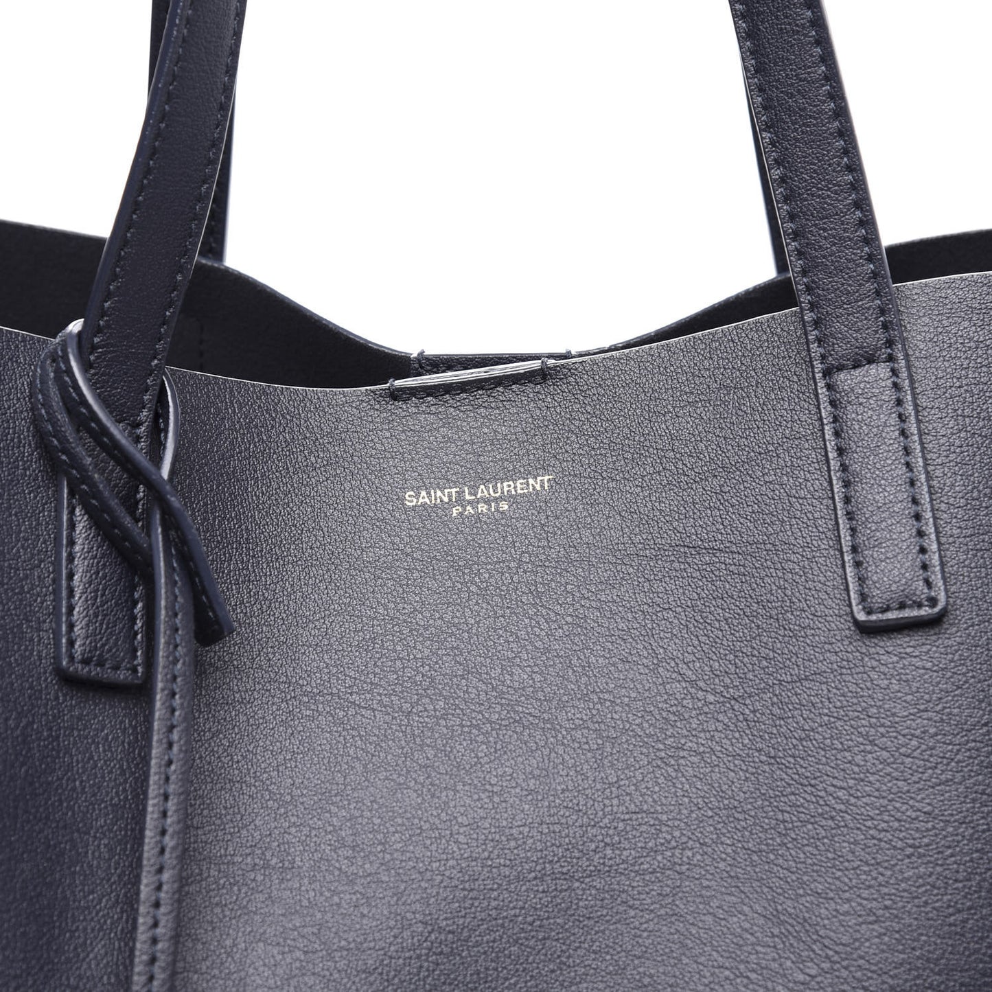 Calfskin Large Shopping Tote Black