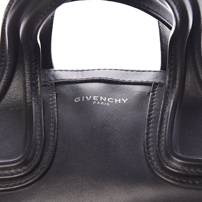 Givenchy Waxed Calfskin Medium Nightingale Logo Strap Black 11 of 11