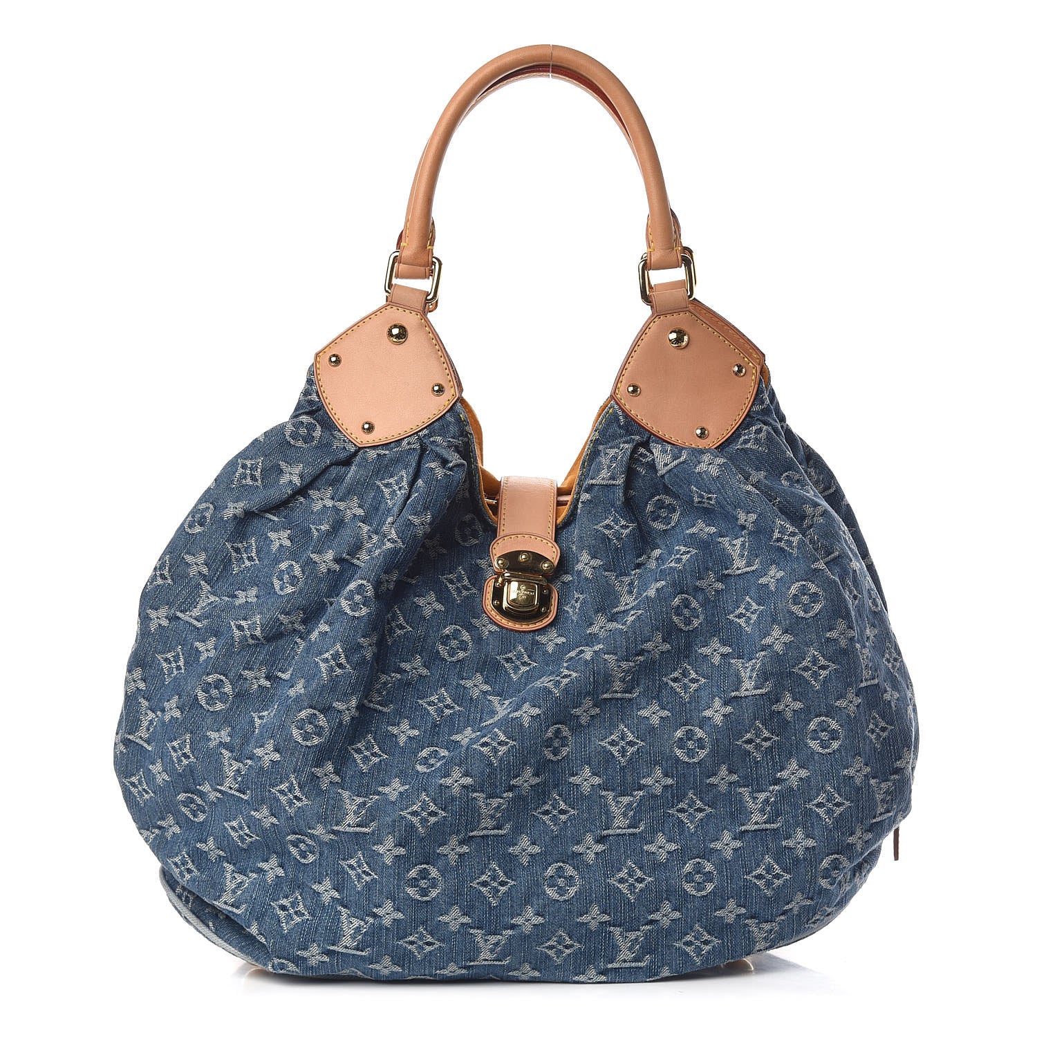 Louis Vuitton Denim Mahina XL Blue 1 of 10