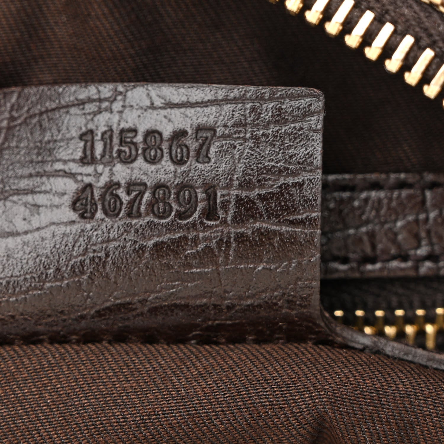 Gucci Monogram Medium Horsebit Chain Hobo Dark Brown 7 of 11
